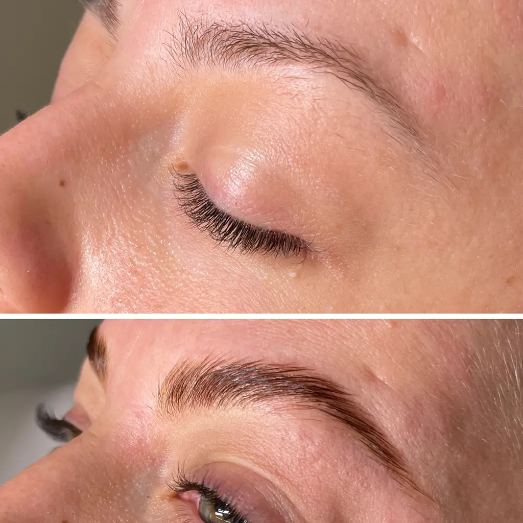 Szemöldök laminálás és szempilla lifting 5 szemoldok laminalas pure beauty house torokbalint